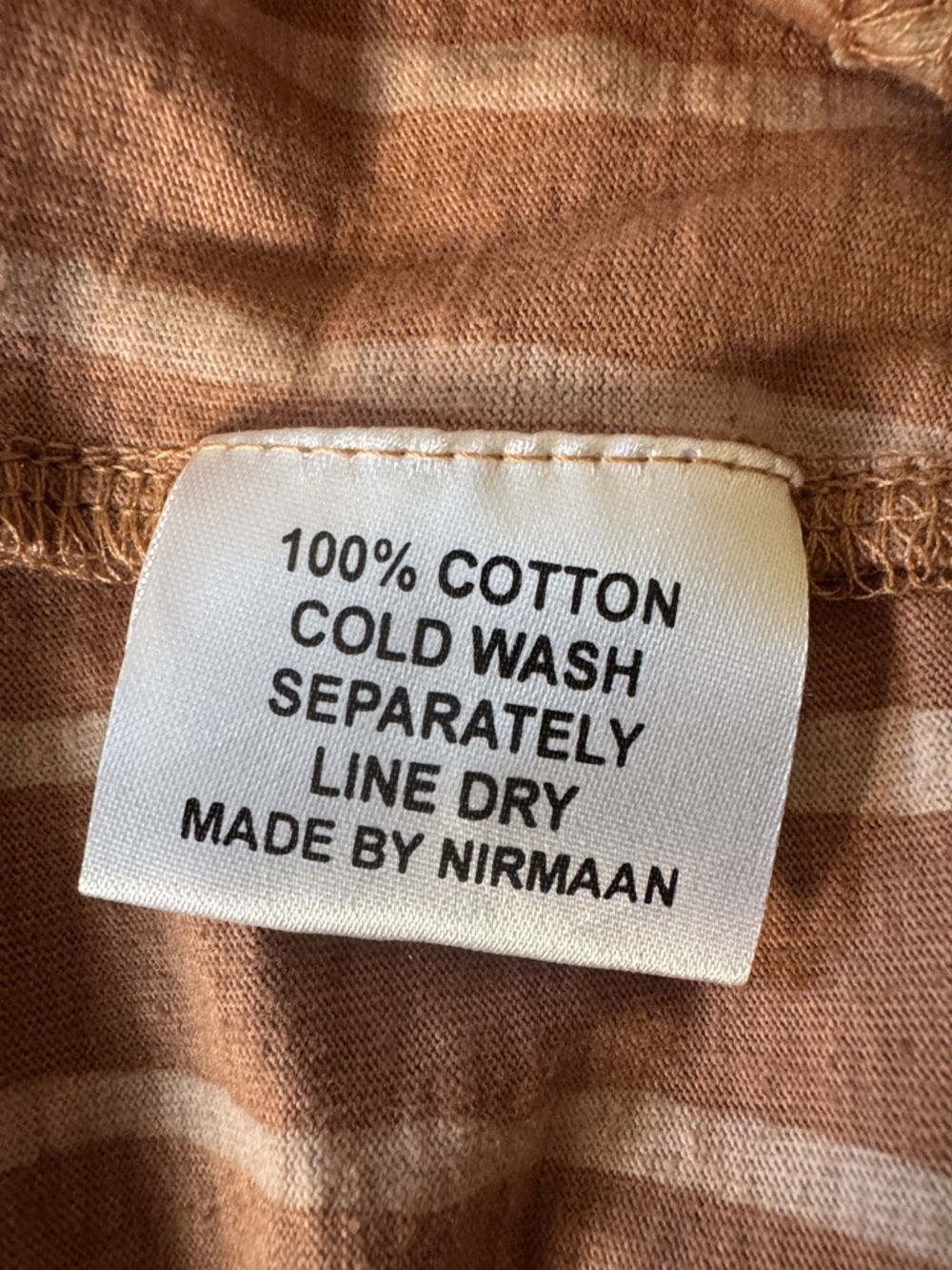 Button-Front Striped 100% Cotton Shirt - Picture 6 of 8